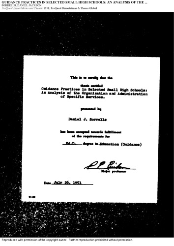 ﻿شیوه های راهنمایی در دبیرستان های کوچک منتخب: تحلیلی بر سازمان و اداره خدمات خاص