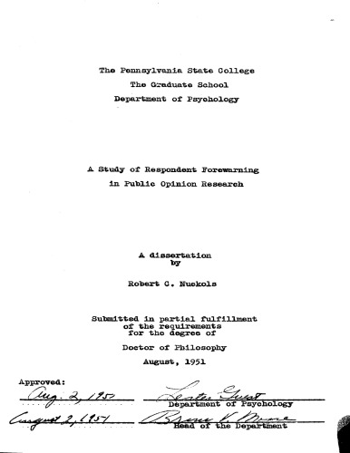 ﻿مطالعه پیش اخطار پاسخگو در تحقیقات افکار عمومی