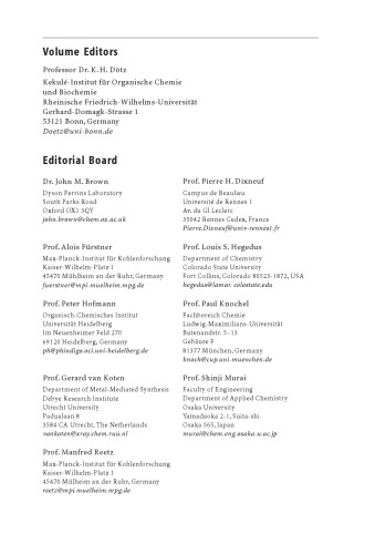 کاربن های فلزی در سنتز آلی