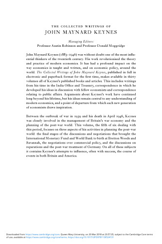 ﻿فعالیت های 1941-1946: شکل دادن به جهان پس از جنگ: برتون وودز و جبران خسارت