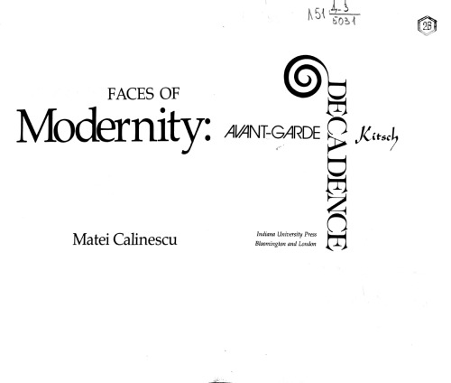 ﻿حقایق مدرنیته: آوانگارد، انحطاط، کیچ