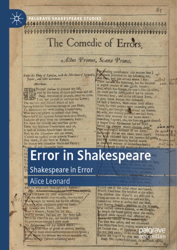 ﻿Error In Shakespeare: Shakespeare In Error