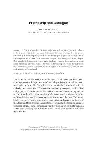 ﻿دوستی و گفتگو