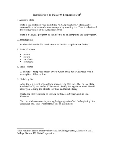 ﻿مقدمه ای بر Stata