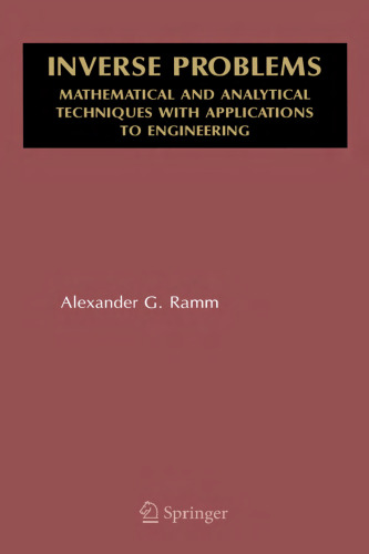 مشکلات معکوس: تکنیک های ریاضی و تحلیلی با کاربردهای مهندسی