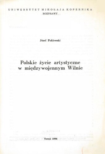 ﻿زندگی هنری لهستان در ویلنیوس بین دو جنگ