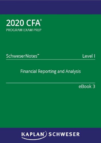 ﻿CFA 2020 - سطح 1 SchweserNotes Book 3