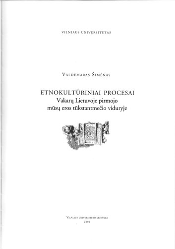﻿فرآیندهای قومی فرهنگی در لیتوانی غربی در اواسط هزاره اول پس از میلاد