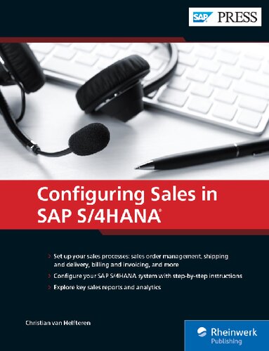 ﻿فروش با SAP S/4HANA: فرآیندهای تجاری و پیکربندی