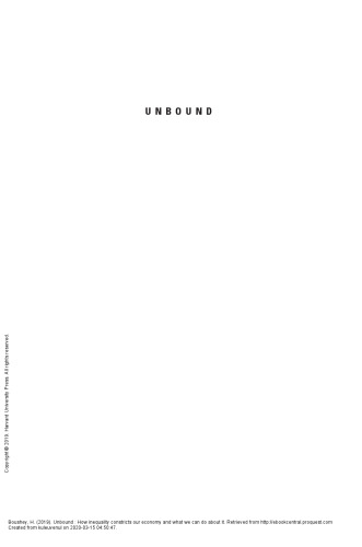 ﻿بدون محدودیت: چگونه نابرابری اقتصاد ما را محدود می کند و چه کاری می توانیم در مورد آن انجام دهیم