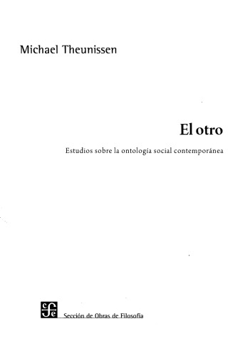 ﻿دیگری. مطالعاتی در مورد هستی شناسی اجتماعی معاصر