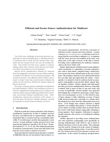 تأیید اعتبار و منبع امن برای چندپخشی