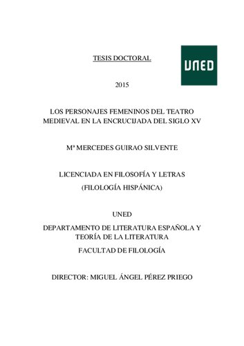 ﻿شخصیت های زن تئاتر قرون وسطی در چهارراه قرن پانزدهم.