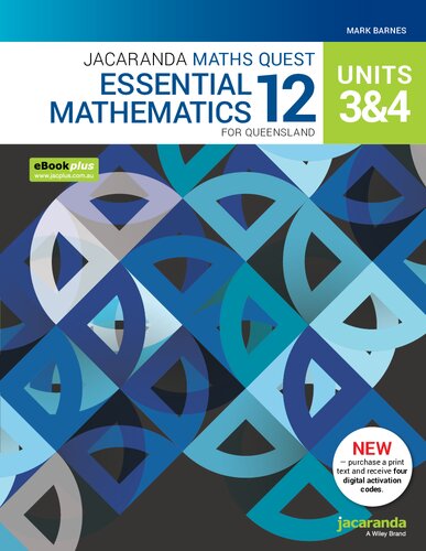 ﻿Jacaranda Maths Quest 12 Essential Mathematics Units 3