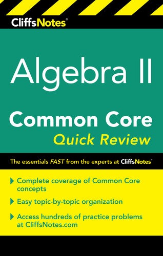﻿بررسی سریع Cliffsnotes Algebra II Common Core
