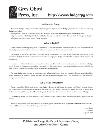 ﻿بازی نقش آفرینی FUDGE