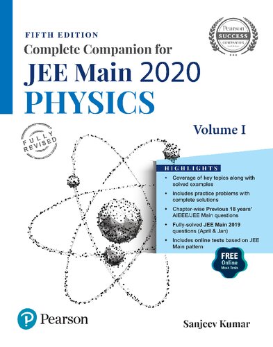 ﻿Complete Companion For Jee Main 2020 Physics Vol 1