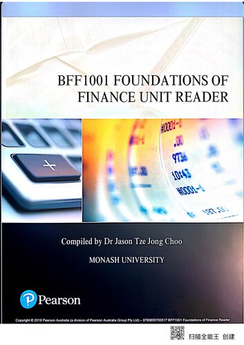 ﻿BFF1001 Foundations of Finance Unit Reader
