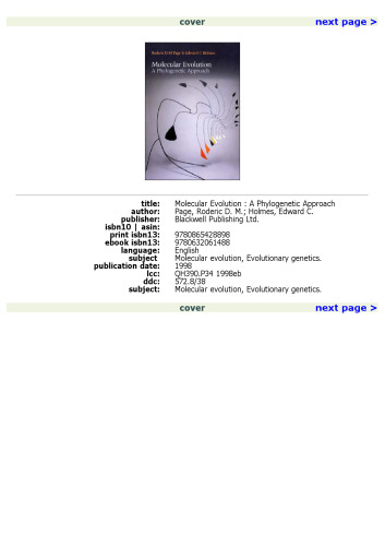 تکامل مولکولی: یک رویکرد فیلوژنتیک