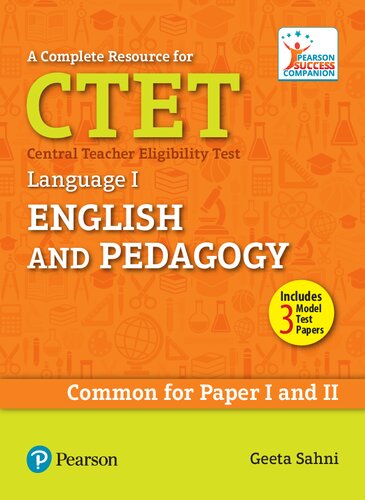 ﻿یک منبع کامل برای آزمون صلاحیت معلمان مرکزی CTET زبان I انگلیسی و پداگوژی