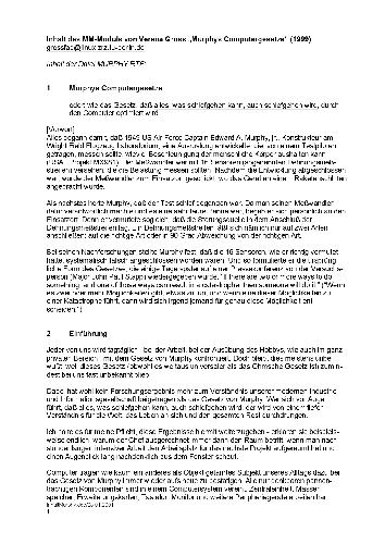 قوانین رایانه ای مورفی