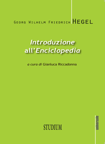 ﻿مقدمه ای بر «دایره المعارف». متن آلمانی مقابل. اد. دو زبانه