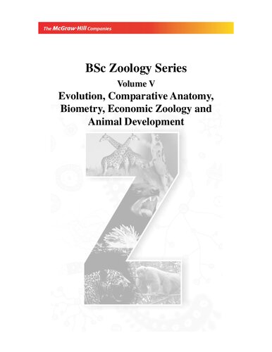 ﻿تکامل ، آناتومی مقایسه ای ، بیومتری ، جانورشناسی اقتصادی و توسعه حیوانات