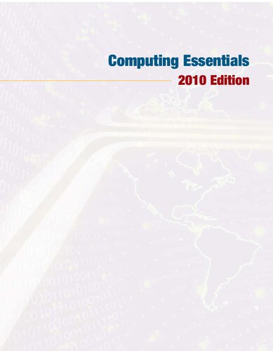 ﻿Computing Essentials 2010 Edition