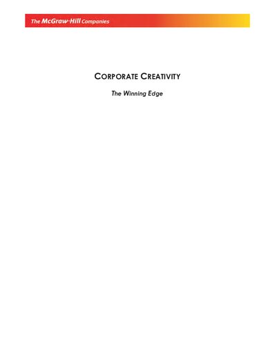 ﻿خلاقیت شرکتی: لبه برنده