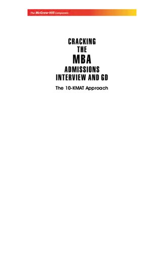 ﻿Cracking مصاحبه پذیرش MBA و GD