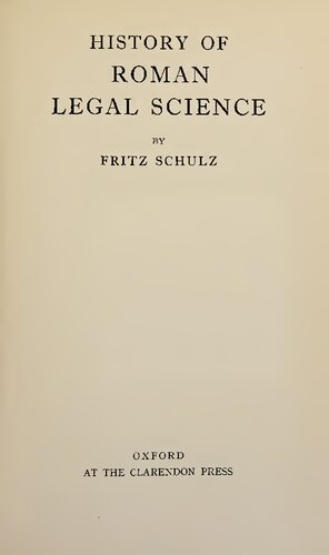 ﻿تاریخ علم حقوق روم