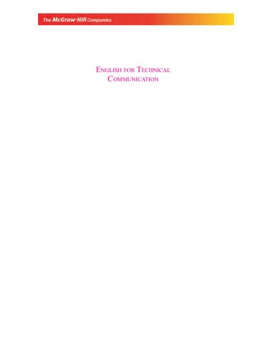 ﻿انگلیسی برای ارتباطات فنی