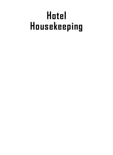 ﻿خانه داری هتل