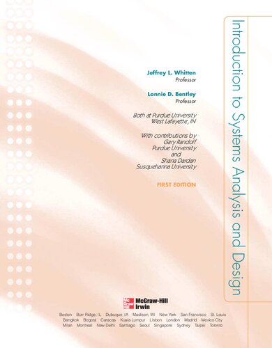 ﻿مقدمه ای بر تحلیل و طراحی سیستم ها