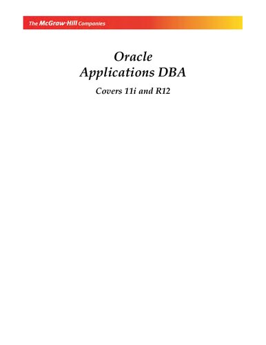 ﻿DBA برنامه های Oracle: 11i و R12 را پوشش می دهد