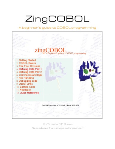 ﻿zing Cobol.راهنمای مبتدی برای برنامه نویسی Cobol