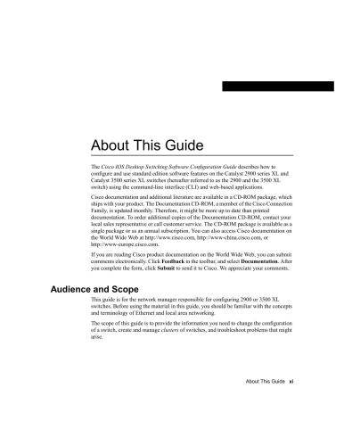 راهنمای پیکربندی نرم افزار سوئیچینگ دسک تاپ Cisco IOS