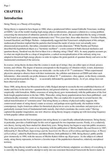 ﻿Strung Together: ارز فرهنگی نظریه ریسمان به عنوان یک تخیل علمی