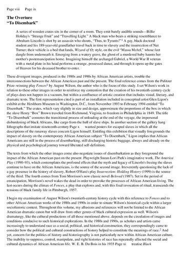 ﻿گذشته به عنوان حال در درام آگوست ویلسون