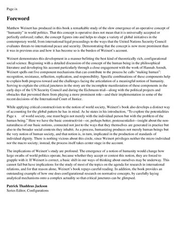 ﻿ساخت انسان: نظم جهانی و حاکمیت جهانی کرامت انسانی