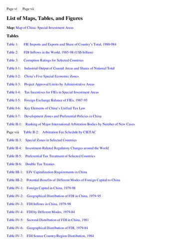 ﻿نهادها و سرمایه گذاری ها: سرمایه گذاری مستقیم خارجی در چین در دوران اصلاحات