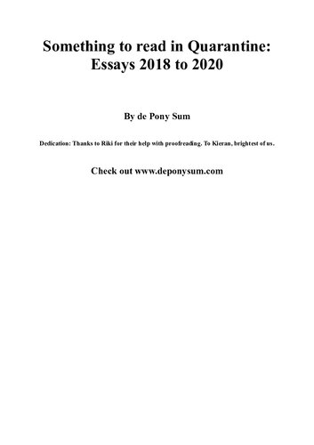 ﻿چیزی برای خواندن در قرنطینه: مقالات 2018 تا 2020