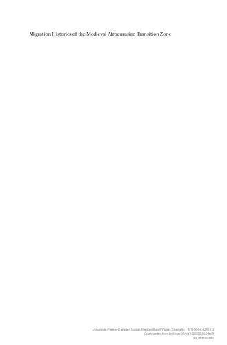 ﻿تاریخچه مهاجرت منطقه انتقالی قرون وسطی آفریقایی اوراسیا: جنبه های تحرک بین آفریقا، آسیا و اروپا، 300-1500 C.E.