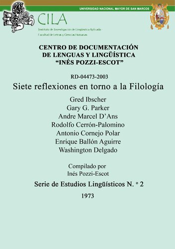 ﻿هفت تامل در فیلولوژی