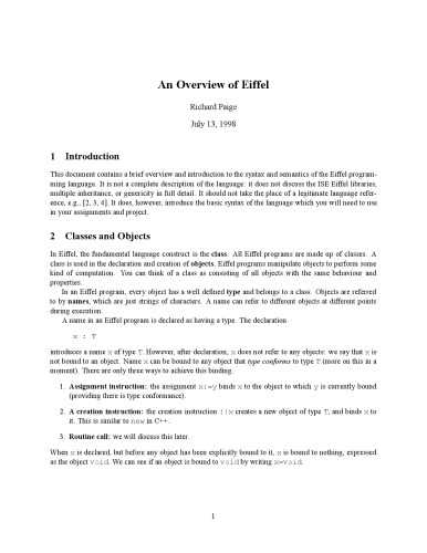 ﻿مروری بر ایفل