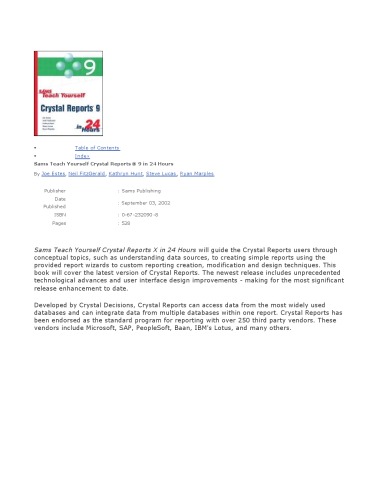 ﻿گزارشات کریستال را 9 در 24 ساعت به خود بیاموزید