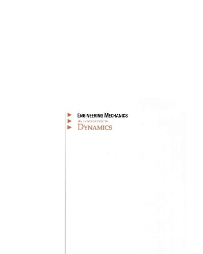 ﻿مکانیک مهندسی: مقدمه ای بر دینامیک /
