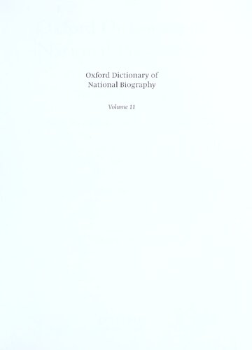 ﻿دیکشنری آکسفورد بیوگرافی ملی - جلد 11 چندلر–کلیو