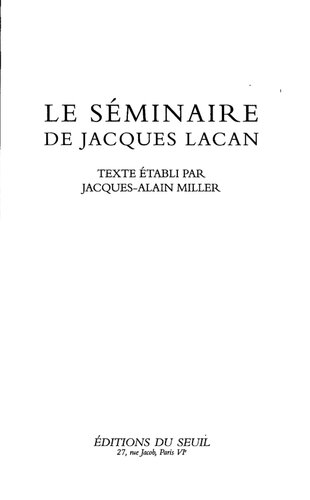 ﻿سمینار، کتاب هشتم: انتقال