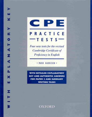 آزمون تمرین CPE